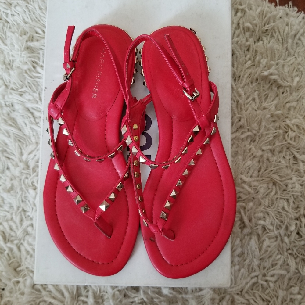 Red Sandals